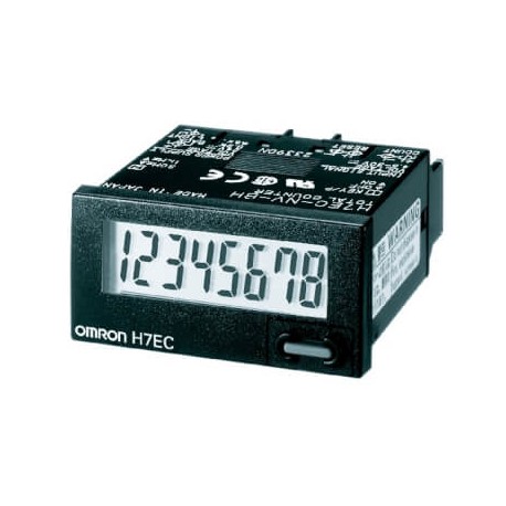 Omron H7EC-NV-BH H7ECNVBHOMI OMRON Totalizer LCD ilum Black background 30Hz-1kHz PNP/NPN